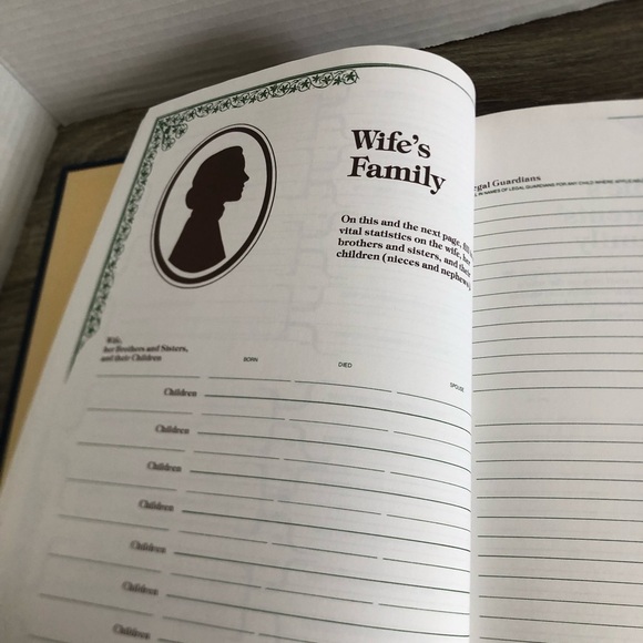 Vtg NOS Family Tree Book - Picture 7 of 13